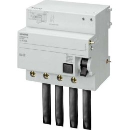 SIEMENS 5SM26478 blocco differenziale, a 4 poli, tipo A, selettivo, In: 100 A, 300 mA, Un AC: 400 V, per 5SP4