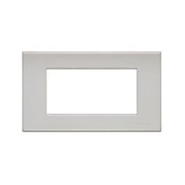 Placca 7 moduli - GRAFITE - materiale metallo  L4807GF