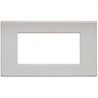 BTICINO LIGHT PLACCA 4 POSTI BIANCO N4804LB
