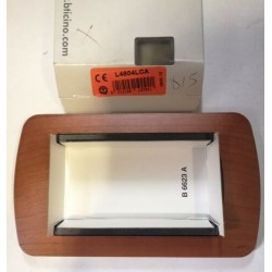 Placca 4 moduli -  legno...