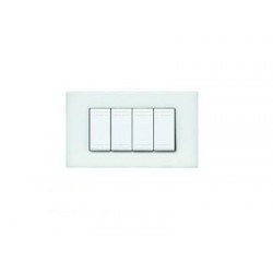 BTICINO LIGHT PLACCA 4...