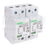 Scaricatore sovratensione AC T1 + T2 + T3 , 25KA  4 mod din tracon esp1+2+3-25-2p  TN