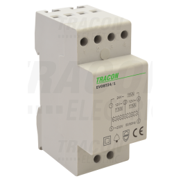 TRASFORMATORE DIN 2mod 230v /12-24vac 15VA tracon evobt24/1