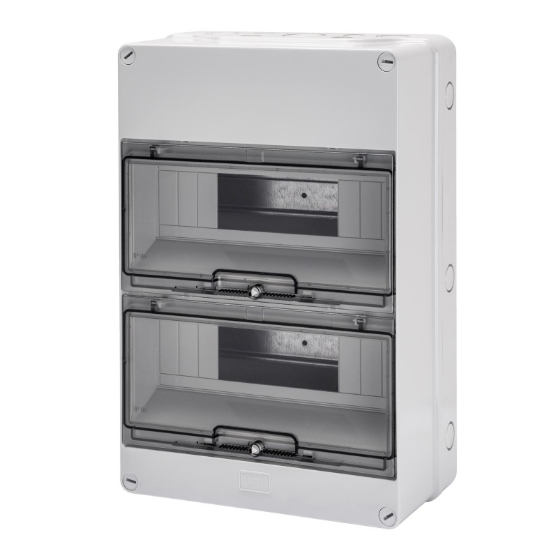 PROMO  GW40007 CENTRALINO da PARETE   24M  IP55 ( 2 FILE DA 12MOD. ) GRIGIO RAL