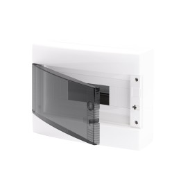 Promo GW40045BS  - CENTRALINO DA ARREDO BIANCO - CON MORSETTIERA  - 12Moduli IP40 GW40045