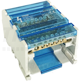 MORSETTIERA DIN 4P 80A 8 FORI  tracon flso16-4p6