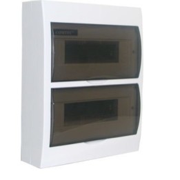 CENTRALINO a PARETE BIANCO 24 MODULI  IP40   COMTEC MF0015-01611