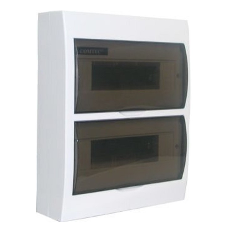 CENTRALINO a PARETE BIANCO 24 MODULI  IP40   COMTEC MF0015-01611