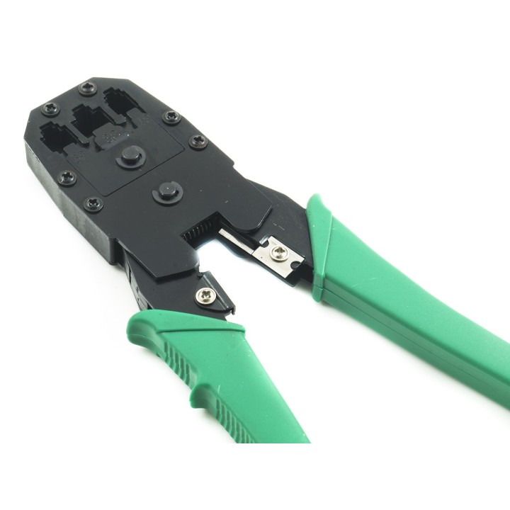PINZA CRIMPATRICE per CONNETTORI  RJ 11 RJ45  RJ 4/6/8 poli  Professional