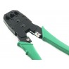 PINZA CRIMPATRICE per CONNETTORI  RJ 11 RJ45  RJ 4/6/8 poli  Professional