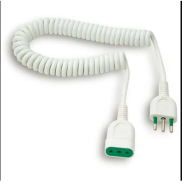 PROLUNGA LINEARE ESTENSIBILE  BIANCO CAVO  3x1mm   3 mt    A-770 Relco