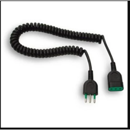 PROLUNGA LINEARE ESTENSIBILE  NERO  CAVO  3x1mm   3 mt   A-771 Relco  MAX 1200W