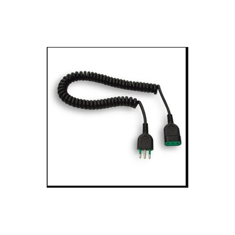 PROLUNGA LINEARE ESTENSIBILE  NERO  CAVO  3x1mm   3 mt   A-771