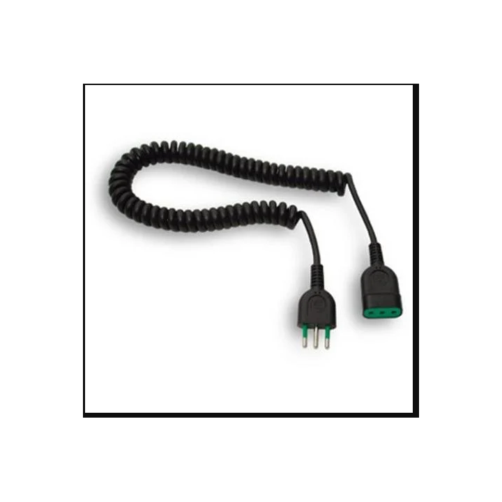 PROLUNGA LINEARE ESTENSIBILE  NERO  CAVO  3x1mm   3 mt   A-771 Relco  MAX 1200W