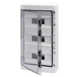 Promo GW40105 CENTRALINO da PARETE   36 moduli  IP65 ( 3 FILE DA 12moduli )  Gewiss