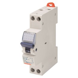 INTERRUTTORE MAGNETOTERMIC 1P+N  4,5KA DIN 1 Mod GW90025 GW90026 GW90027 GW90028 Gewiss