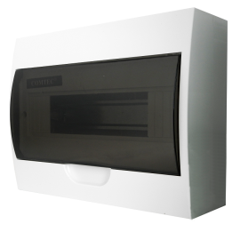 CENTRALINO a PARETE BIANCO 12 MODULI  IP40   COMTEC MF0015-01609