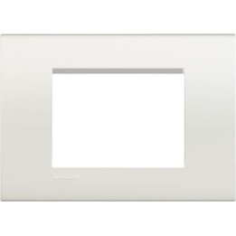 LNA4803BI BTICINO LIVING LIGHT QUADRA PLACCA 3 MODULI BIANCA
