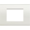 LNA4803BI BTICINO LIVING LIGHT QUADRA PLACCA 3 MODULI BIANCA
